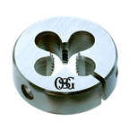1-8 x 2-1/2" OD High Speed Steel Round Adjustable Die - Industrial Tool & Supply