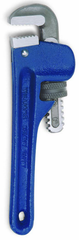 2-9/16" Pipe Capacity - 14" OAL - Cast Iron Heavy Duty Pipe Wrench - Industrial Tool & Supply