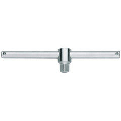 Socket Handles; Tool Type: Sliding T-Handle; Drive Size (Inch): 0.375 in; Overall Length (Inch): 163.00; Material: Vanadium Steel; Finish/Coating: Chrome-Plated; ANSI Spec: ISO 3315; DIN 3122; Overall Length (mm): 163.00; Minimum Order Quantity: Vanadium