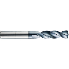 #31 Dia. × 1/8″ Shank × 3/4″ Flute Length × 2″ OAL, 5xD, 145°, TA, 2 Flute, External, Round Solid Carbide Drill - Industrial Tool & Supply
