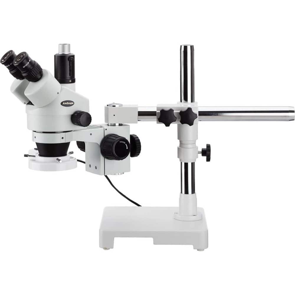 Microscopes; Microscope Type: Stereo; Eyepiece Type: Trinocular; Image Direction: Upright; Eyepiece Magnification: 10x; Maximum Magnification: 3.5x