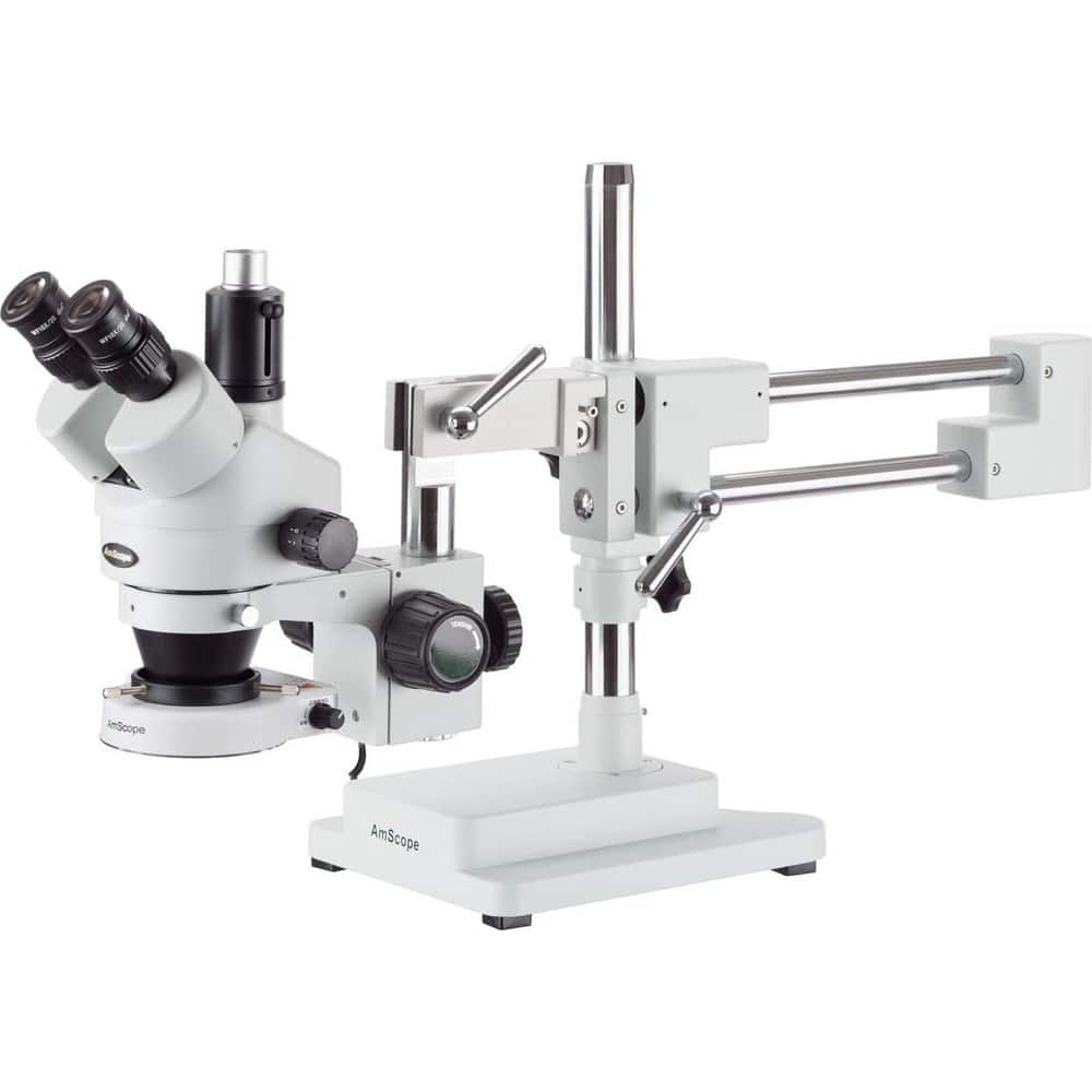 Microscopes; Microscope Type: Stereo; Eyepiece Type: Trinocular; Image Direction: Upright; Eyepiece Magnification: 10x; Maximum Magnification: 7x