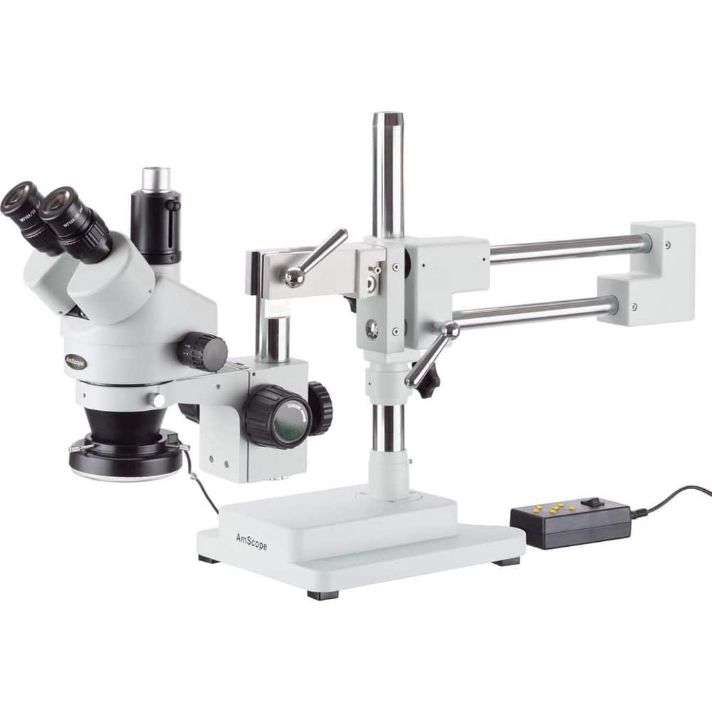 Microscopes; Microscope Type: Stereo; Eyepiece Type: Trinocular; Image Direction: Upright; Eyepiece Magnification: 10x; Maximum Magnification: 3.5x
