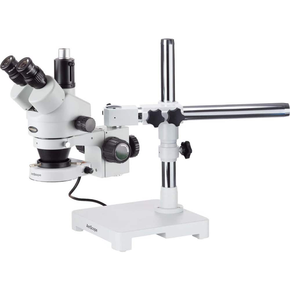 Microscopes; Microscope Type: Stereo; Eyepiece Type: Trinocular; Image Direction: Upright; Eyepiece Magnification: 10x; Maximum Magnification: 3.5x