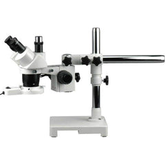 Microscopes; Microscope Type: Stereo; Eyepiece Type: Trinocular; Image Direction: Upright; Eyepiece Magnification: 10x; Maximum Magnification: 10x