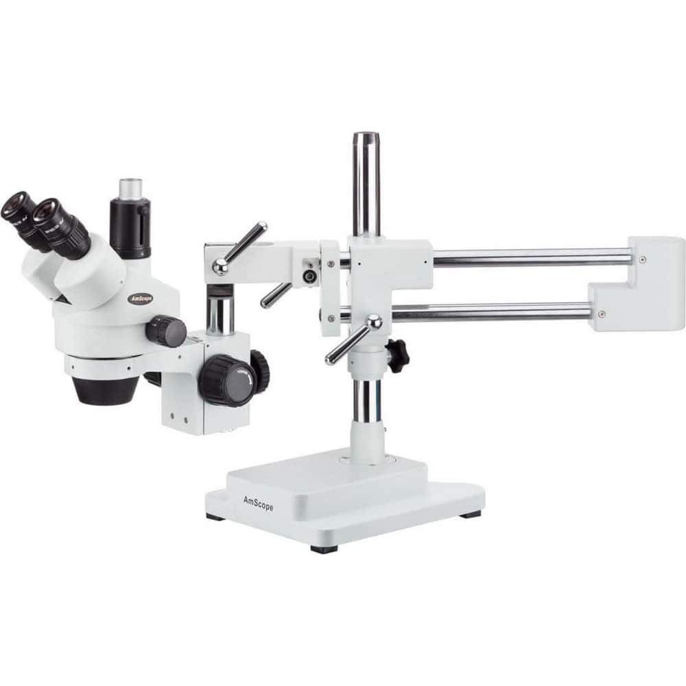 Microscopes; Microscope Type: Stereo; Eyepiece Type: Trinocular; Image Direction: Upright; Eyepiece Magnification: 10x; Maximum Magnification: 3.5x