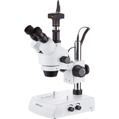 Microscopes; Microscope Type: Stereo; Eyepiece Type: Trinocular; Image Direction: Upright; Eyepiece Magnification: 10x; Maximum Magnification: 3.5x