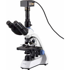 Microscopes; Microscope Type: Compound; Eyepiece Type: Trinocular; Image Direction: Upright; Eyepiece Magnification: 10x; Maximum Magnification: 40x