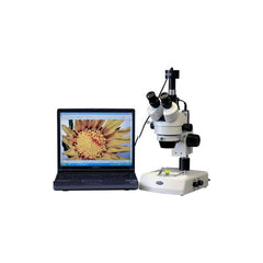 Microscopes; Microscope Type: Stereo; Eyepiece Type: Trinocular; Image Direction: Upright; Eyepiece Magnification: 10x; Maximum Magnification: 3.5x