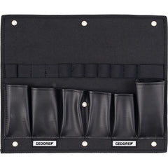 Tool Pouches & Holsters; Holder Type: Tool Board; Tool Type: Small Tools; Material: Rubber; Closure Type: No Closure; Color: Black; Number of Pockets: 6.000; Overall Depth: 25 mm; Overall Height: 380 mm; Depth (Inch): 25 mm; Width (Inch): 310; Height (Dec