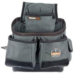 5522 GRAY 16-POCKET TOOL POUCH-SYNTH - Industrial Tool & Supply