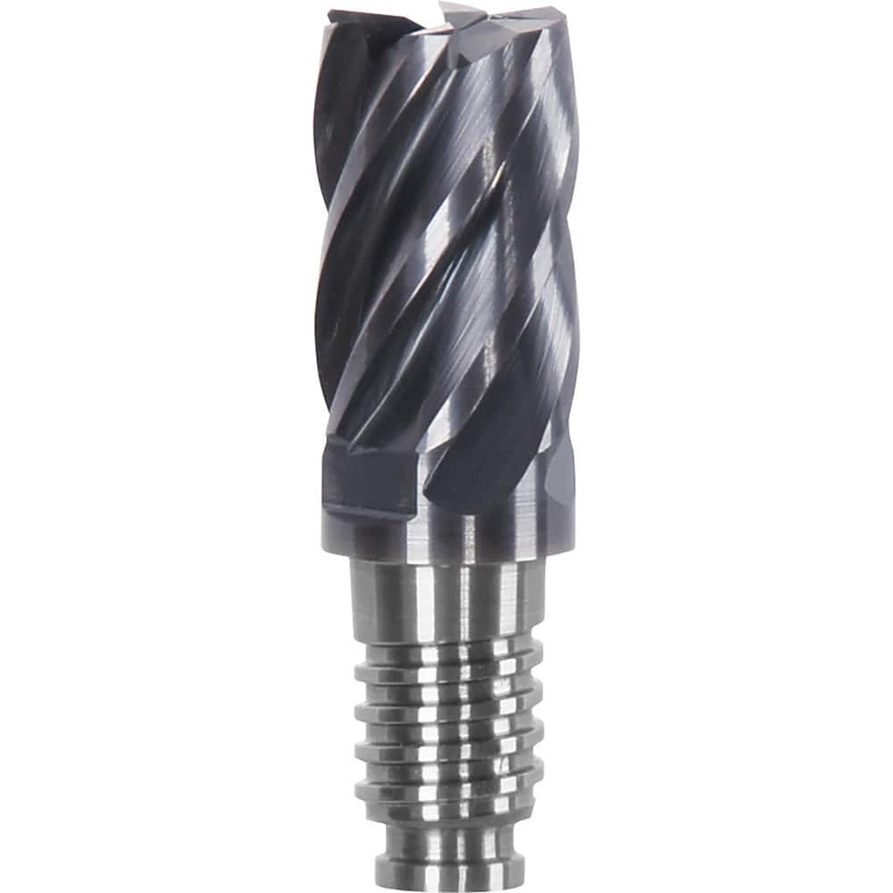 Corner Radius & Corner Chamfer End Mill Heads; Connection Type: Duo-Lock 20; Centercutting: Yes; Flute Type: Helical; Series: Haimer Mill; Number Of Flutes: 10; Overall Length: 1.57