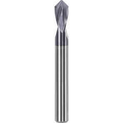 Drill Mills; Number Of Flutes: 2; End Mill Material: Solid Carbide; Helix Angle: 20.00; Point Angle: 90.00; Overall Length: 2.01