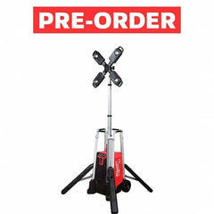 Milwaukee Tool - Portable Work Lights Portable Type: Floor Lamp Type: LED - Industrial Tool & Supply