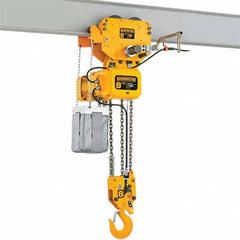 Harrington Hoist - Electric Hoists Type: Electric Chain Hoist Load Capacity (Ton): 10 - Industrial Tool & Supply