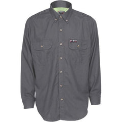MCR Safety - Shirts Garment Style: Button Down Garment Type: Flame Resistant/Retardant - Industrial Tool & Supply
