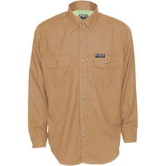 MCR Safety - Shirts Garment Style: Button Down Garment Type: Flame Resistant/Retardant - Industrial Tool & Supply