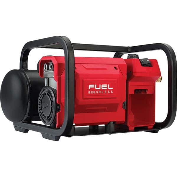 Milwaukee Tool - Portable Electric Air Compressors Horsepower: 0 CFM: 1.2 - Industrial Tool & Supply