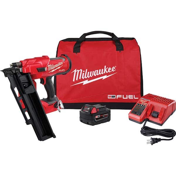 Milwaukee Tool - Cordless Nailers Fastener Type: Framing Nailer Nail Length (Inch): 2 - 3-1/2 - Industrial Tool & Supply