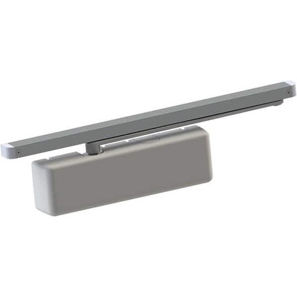 Hager - Manual Dampers Type: Spring Stop Arm Closer Body Length: 12.3 (Decimal Inch) - Industrial Tool & Supply