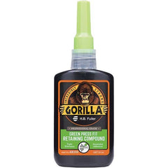 GorillaPro - 50 mL Bottle, Green, Press Fit Retaining Compound - Industrial Tool & Supply