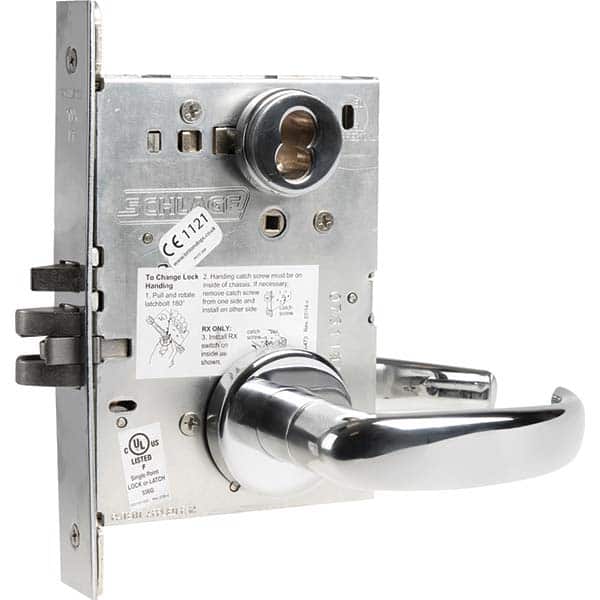Schlage - Lever Locksets Type: Office Door Thickness: 1-3/4 - Industrial Tool & Supply