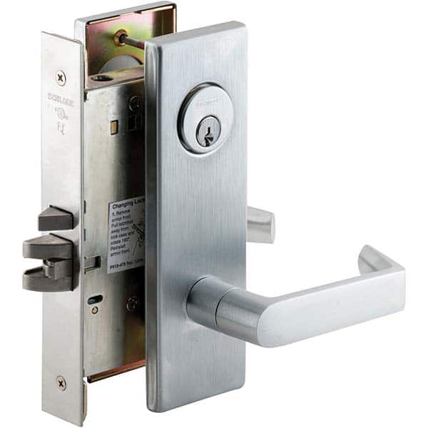 Schlage - Lever Locksets Type: Entry Door Thickness: 1-3/4 - Industrial Tool & Supply