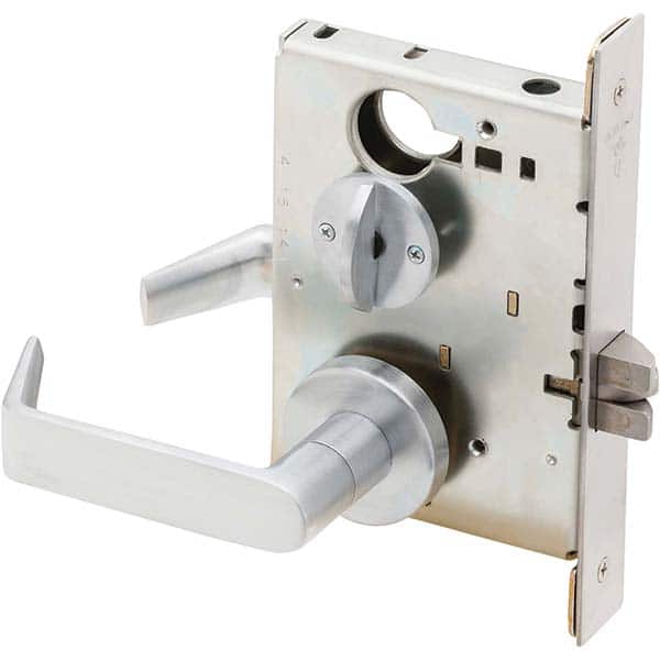 Schlage - Lever Locksets Type: Privacy Door Thickness: 1-3/4 - Industrial Tool & Supply