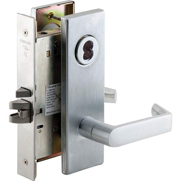 Schlage - Lever Locksets Type: Entry Door Thickness: 1-3/4 - Industrial Tool & Supply