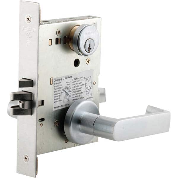 Schlage - Lever Locksets Type: Office Door Thickness: 1-3/4 - Industrial Tool & Supply