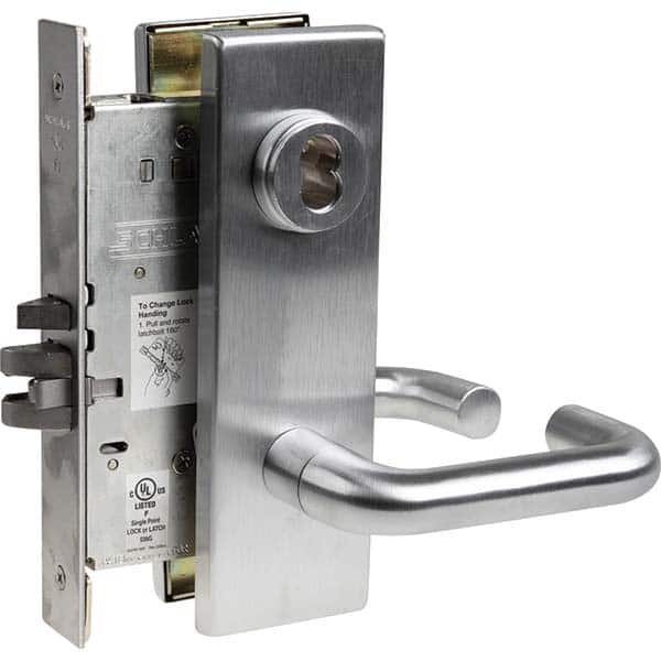 Schlage - Lever Locksets Type: Classroom Door Thickness: 1-3/4 - Industrial Tool & Supply