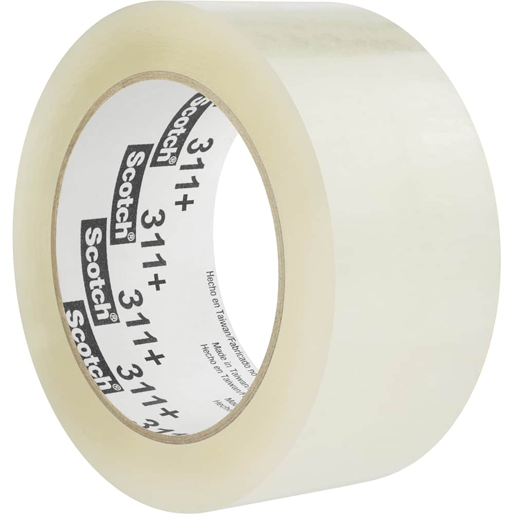 3M - Box Sealing & Label Protection Tape; Tape Number: 311+ ; Thickness (mil): 1.1000 ; Length: 1500.000 ; Width (mm): 48.00 ; Color: Transparent ; For Use With: 3M-Matic? Case Sealers - Exact Industrial Supply