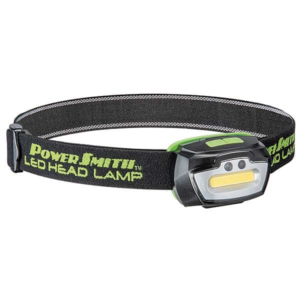 PowerSmith - Flashlights Type: Hands-free Bulb Type: LED - Industrial Tool & Supply
