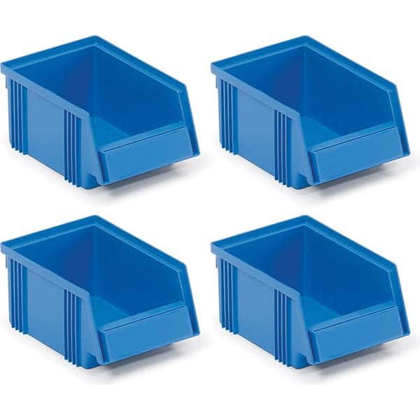 Plastic Hang & Stack Bin: Blue