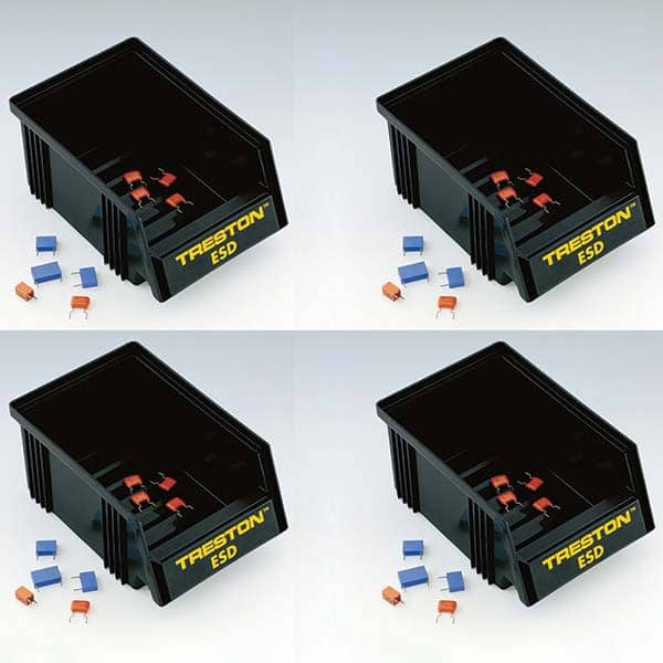 Treston - Bins Bin Style: Hang & Stack Width (Inch): 4.13 - Industrial Tool & Supply