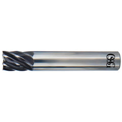 Corner Radius End Mill: 1/4″ Dia, 1-1/2″ LOC, 0.03″ Radius, 7 Flutes, Solid Carbide 3″ OAL, 1/4″ Shank Dia, 36 ° Helix, EXO Coated, Corner Radius End, Series VGM7