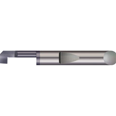 Micro 100 - Boring Bars; Minimum Bore Diameter (Decimal Inch): 0.2000 ; Maximum Bore Depth (Decimal Inch): 0.7500 ; Maximum Bore Depth (Inch): 3/4 ; Material: Solid Carbide ; Boring Bar Type: Back Boring ; Shank Diameter (Decimal Inch): 0.2500 - Exact Industrial Supply