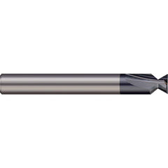 Harvey Tool - 40° 3/8" Cut Diam, 7/32" Cut Width, Solid Carbide Dovetail Cutter - Exact Industrial Supply