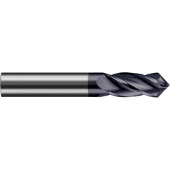 Drill Mill: 1/8″ Dia, 1/2″ LOC, 4 Flutes, 82 ° Point, Solid Carbide 1-1/2″ OAL, 1/8″ Shank Dia, AlTiN Nano Finish