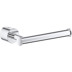 Grohe - Washroom Shelves, Soap Dishes & Towel Holders; Type: Toilet Paper Holder with Cover ; Material: Metal ; Length (Inch): 5.9055 ; Width (Inch): 1.5 ; Depth (Inch): 3.54 ; Finish/Coating: Chrome - Exact Industrial Supply