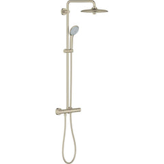 Grohe - Tub & Shower Faucets; Type: Shower System ; Style: Euphoria ; Design: Assembled Package ; Material: Metal ; Handle Type: Knob ; Handle Material: Metal - Exact Industrial Supply