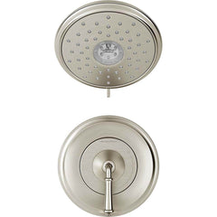American Standard - Tub & Shower Faucets; Type: Shower trim only ; Style: Delancey ; Design: Ceramic Mixing Cartridge ; Material: Metal ; Handle Type: Lever ; Handle Material: Metal - Exact Industrial Supply