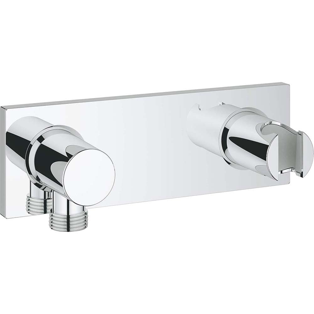 Grohe - Tub & Shower Faucets; Type: Wall Union ; Style: Grohtherm F ; Design: True Union Ball Check ; Material: Metal ; Handle Type: No Handle ; Handle Material: None - Exact Industrial Supply