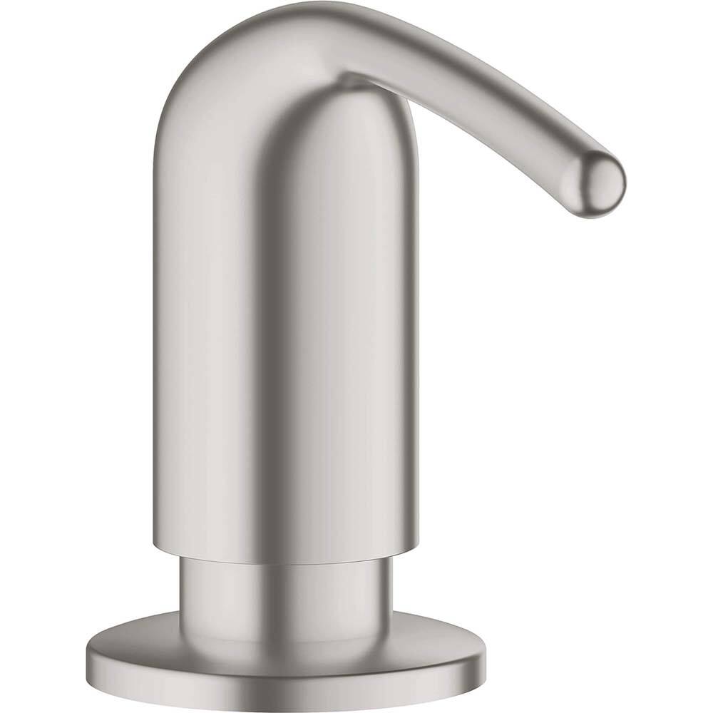 Grohe - 15 oz Push Operation Liquid Soap Dispenser - Exact Industrial Supply