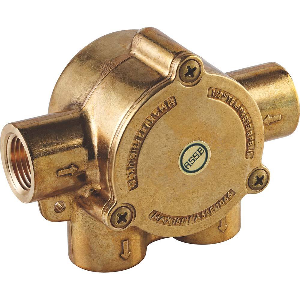 Grohe - Tub & Shower Faucets; Type: Rough-in valve ; Style: Not applicable ; Design: Temp/Press Valve ; Material: Brass ; Handle Type: No Handle ; Handle Material: Non-Metallic - Exact Industrial Supply