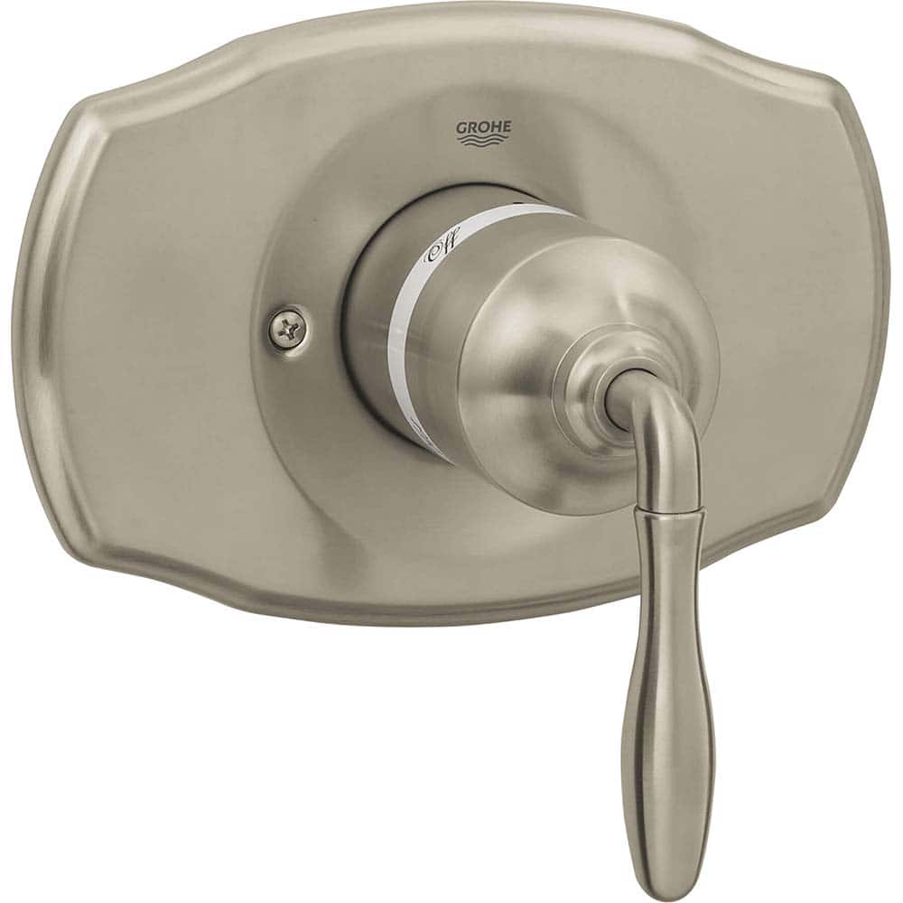 Grohe - Tub & Shower Faucets; Type: Valve Only Trim kit ; Style: Seabury ; Design: Temp/Press Valve ; Material: Metal ; Handle Type: Lever ; Handle Material: Metal - Exact Industrial Supply