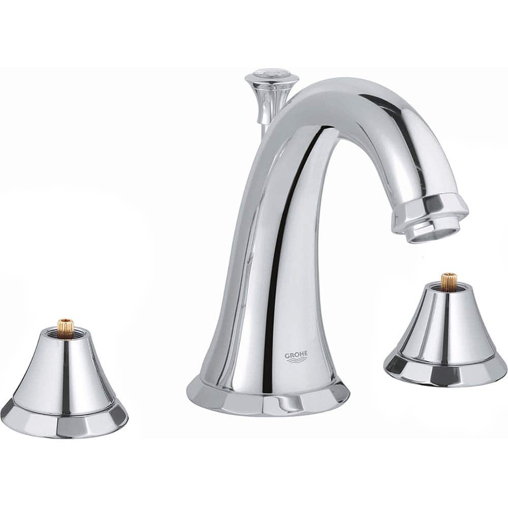 Grohe - Tub & Shower Faucets; Type: Bathroom Faucet ; Style: Widespread ; Design: Two Handle ; Handle Material: Non-Metallic ; Finish/Coating: No Finish - Exact Industrial Supply