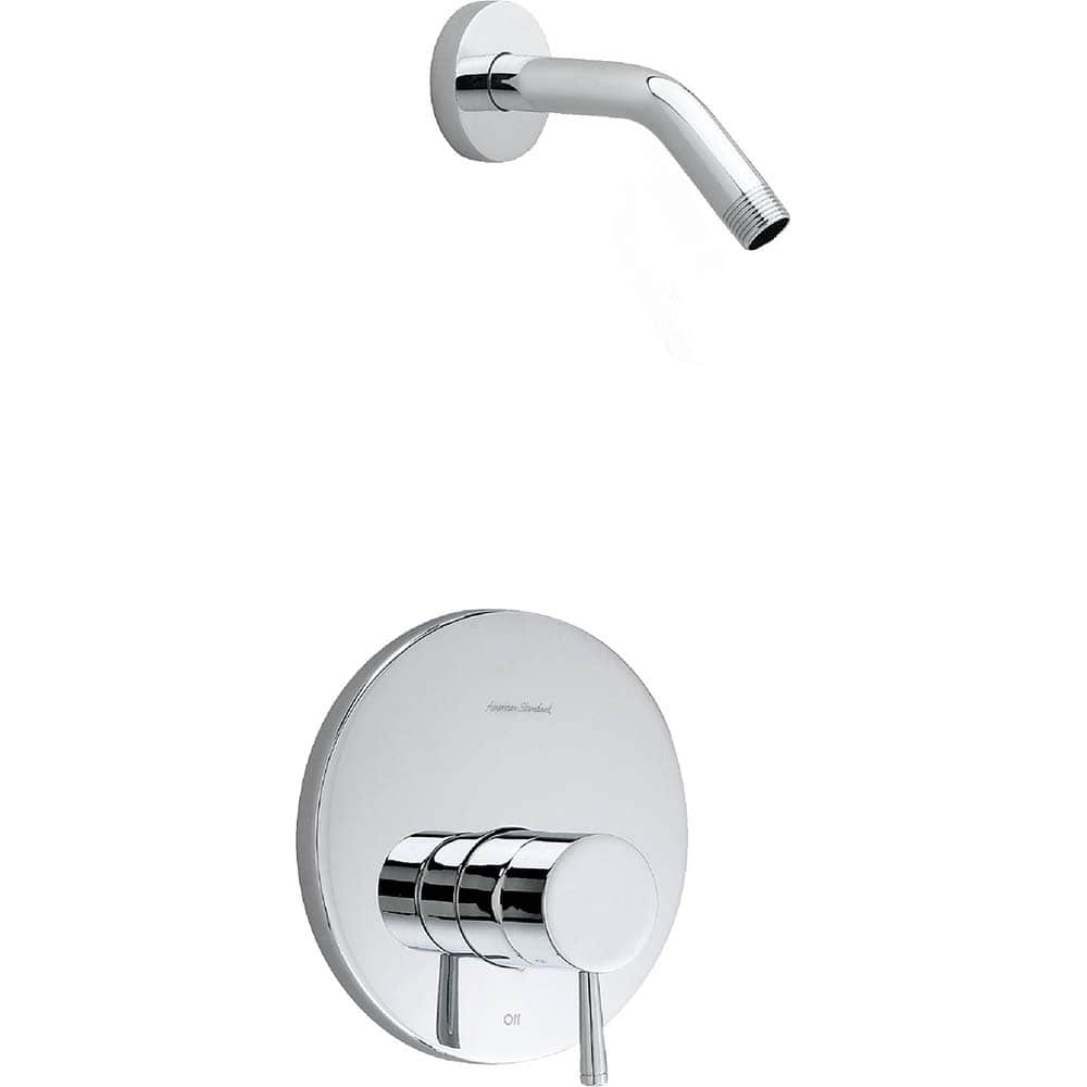 American Standard - Tub & Shower Faucets; Type: Shower trim only ; Style: Serin ; Design: Ceramic Mixing Cartridge ; Material: Brass ; Handle Type: Lever ; Handle Material: Metal - Exact Industrial Supply