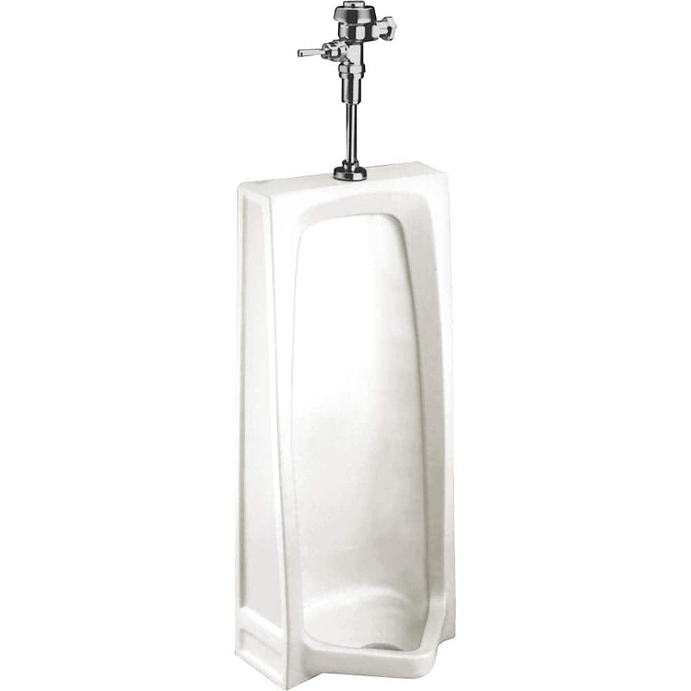 American Standard - Urinals & Accessories; Type: Top Spud Urinal ; Color: White ; Gallons Per Flush: 1.0 ; Litres Per Flush: 3.8 ; Height (Inch): 38.25 ; Width (Inch): 18 - Exact Industrial Supply