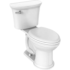American Standard - Toilets; Type: Elongated Toilet ; Bowl Shape: Elongated ; Mounting Style: Floor ; Gallons Per Flush: 1.28 ; Overall Height: 30.8125 ; Overall Width: 19.76 - Exact Industrial Supply